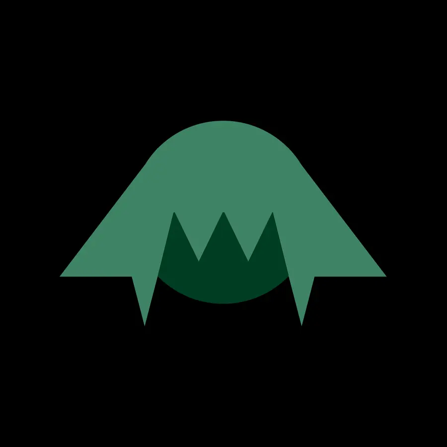 Sayn icon on a dark background.